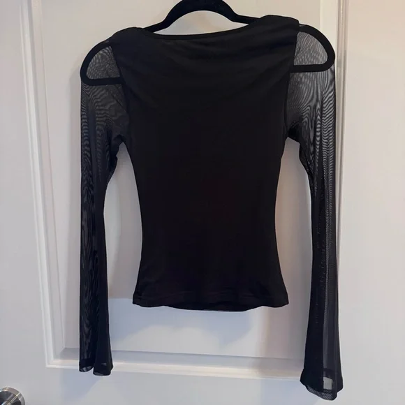 Princess Polly Chapman Long Sleeve Top in black - Picture 7 of 9